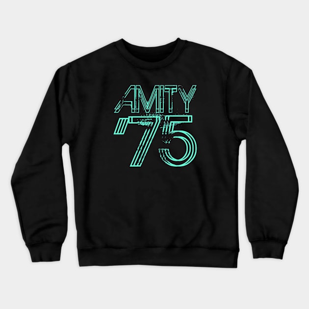 Amity '75 Blue Origins Crewneck Sweatshirt by TheDaintyTaurus